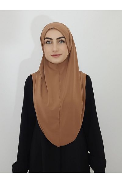 erasra class Prayer Cloth, Ready-made Large Scarf, Malaysia Model, Sandy Fabric Camel for Hijap, Hac Umrah