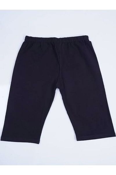 Tutku Plain Short Black Tights