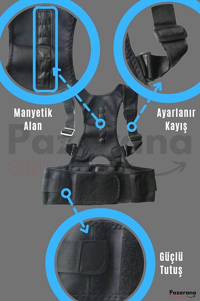 OverPazar Upright Posture Corset Back Corset Hunchback Corset Upright Posture Corset Men's Upright Standing Apparatus