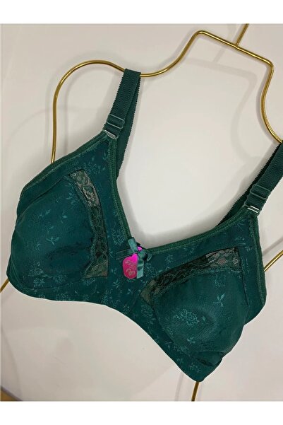 NARIYA Γυναικεία δαντέλα Λεπτομερή Plus Size D Cup Gatherer Battal Καθημερινό Άνετο Σουτιέν Εσώρουχα Plus Size