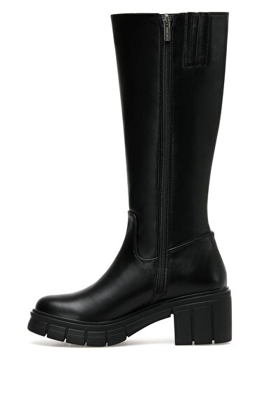 Nine West Manoniya 2pr Μαύρες γυναικείες μπότες με τακούνι