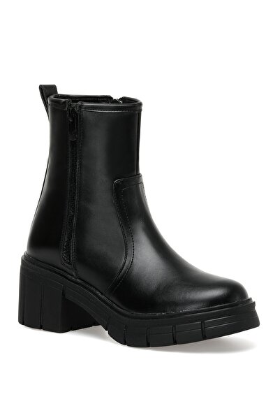 Nine West Μαύρα γυναικεία μποτάκια με τακούνι