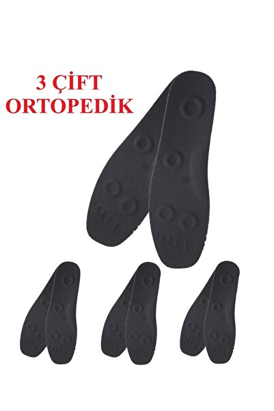 MAVİ ZAMBAK Üç Çift Ortopedik Ayakkabı Tabanlığı 3 Çift Ayakkabı Keçesi Mz159