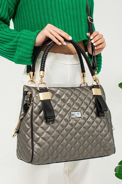 mıchael polo Quilted 3 Compartment Shoulder and Shoulder Bag