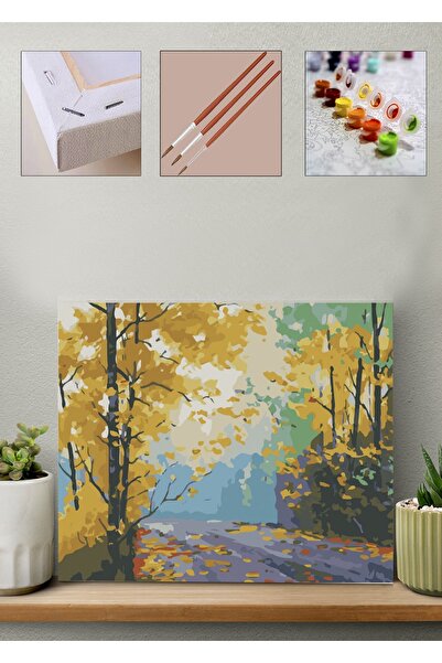 Carmen Sayılarla Boyama Seti Sonbahar Yaprakları
