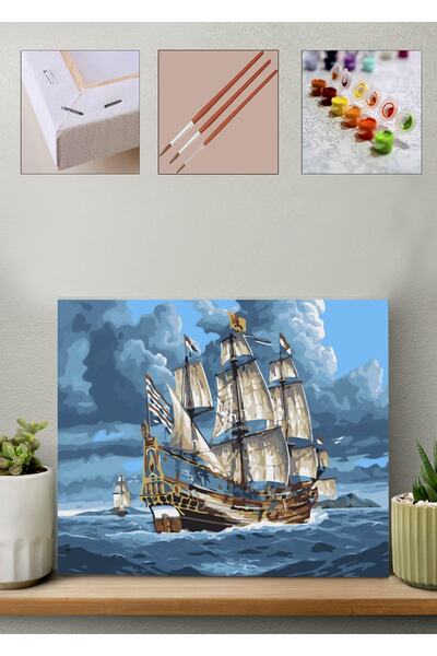 Carmen Sayılarla Boyama Seti - Fırtına