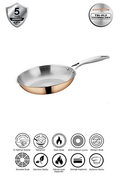 Copperson 3 Ply Titanyum 24 Cm Tava