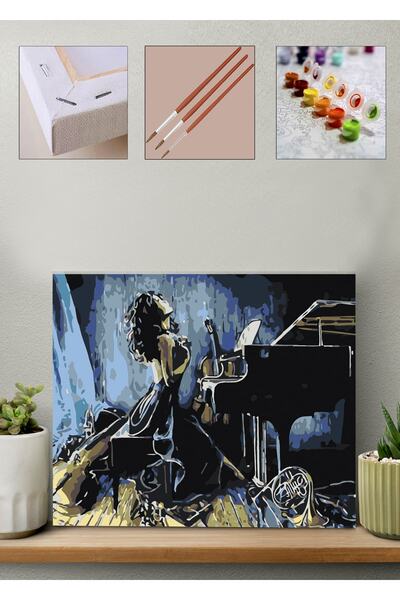 Carmen Sayılarla Boyama Seti - Piyanist