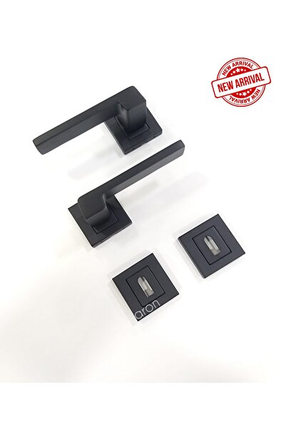 ARON Sofuoğlu Lüx Anka Τετράγωνο Σήμα Ματ Μαύρο (ODA) Λαβή Πόρτας Αλουμίνιο /...