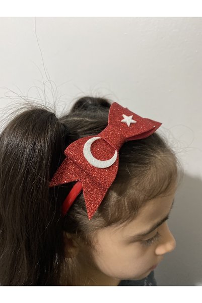 Dıgıl Kids Ay Yıldız Simli Taç 23 Nisan 29 Ekim Gösteri Tokası