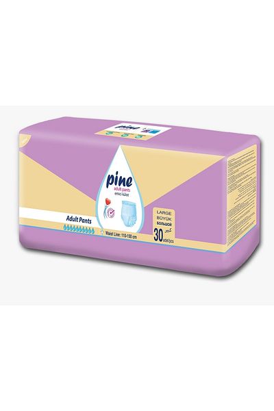 Pine Panties Patient Diapers Large 30 pcs