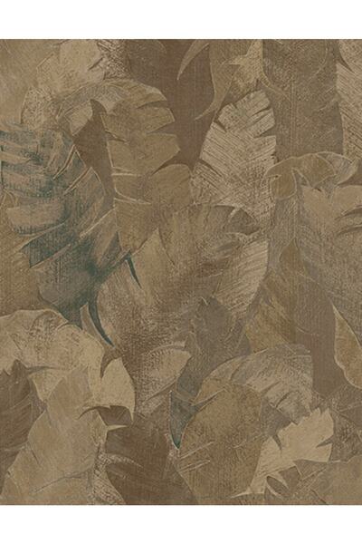 Ravena Kahkashan 202201-4 Yaprak Desenli Duvar Kağıdı