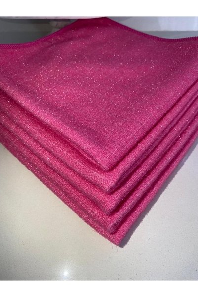 Manosta (1 PC)Pink Color Microfiber Difficult Dirt Cloth-carpet-seat- Shower Cabin Cloth Serrated-wire Cloth