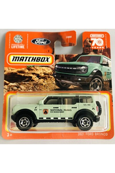 Matchbox 70 Years Lıfetıme Serisi 2021 Ford Bronco Mini Araba 1:64 Ölçek Mark...