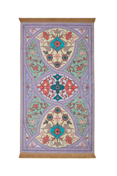Bursa İpek Lilac Velvet Rug Prayer Rug