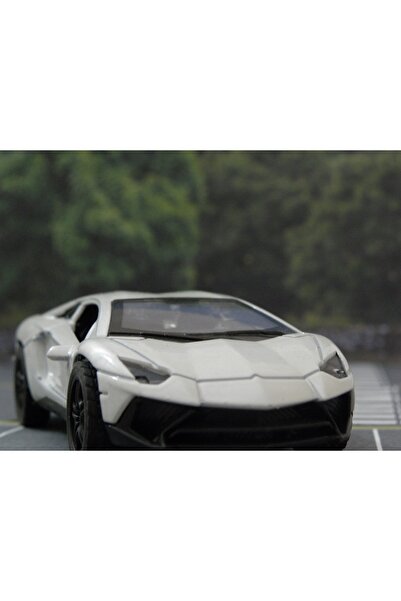 KOLEKSİYON ARABA Lamborghini Diecast Metal Çek Bırak Oyuncak Araba