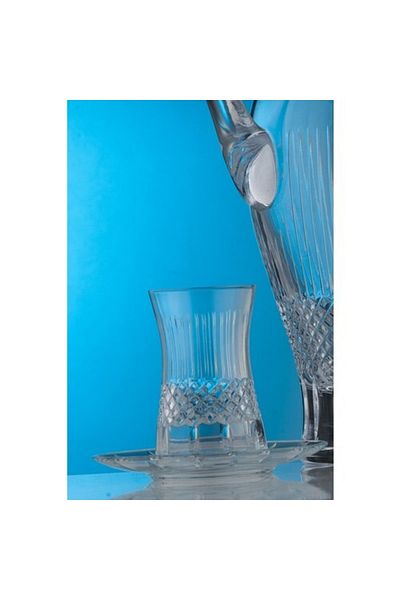 KCD Antique Plain 12-Piece Tea Cup Set for 6 People
