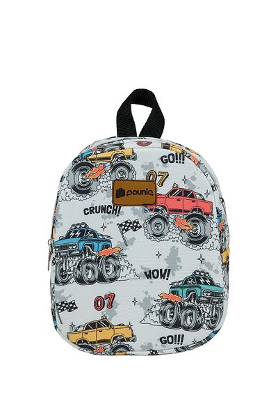 pouniq Crunch Model Children's Backpack Compatible for Kindergarten and Nursery Suitable for 0-8 Years Old