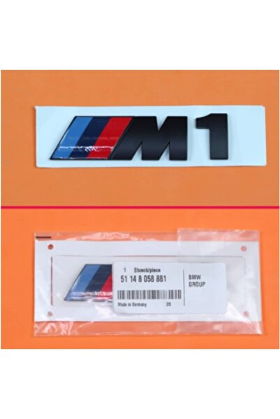 EDEXPORT Bmw 1 Serisi Yazı (m1) Siyah 77mm 51142161353