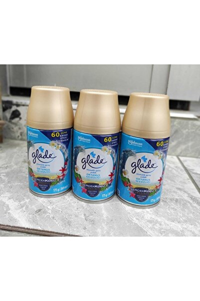 Glade Otomatik Sprey Oda Kokusu Yedek Okyanus Sessizliği 3 x 269 ml Yeni Nesil