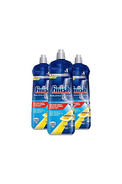 Finish Bulaşık Makinesi Parlatıcı 800 Ml Limonlu X 3