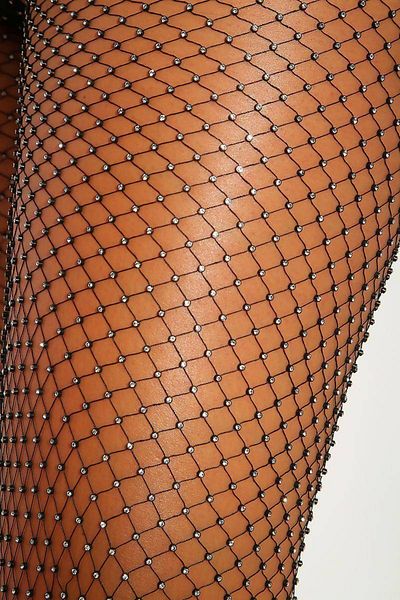 ZEKAS FASHION Stone Detailed Cyristal Trousers