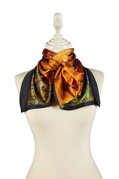 Bursa İpek Yellow Kiss Silky Scarf