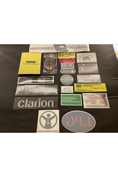 Sezer Oto Etiketcilere Tofaş Etiket Set