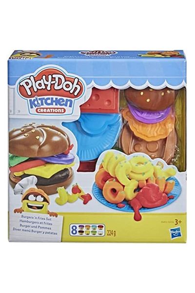 Play Doh Play-doh Kitchen Workshop Hamburger And French Fries Play Dough Set