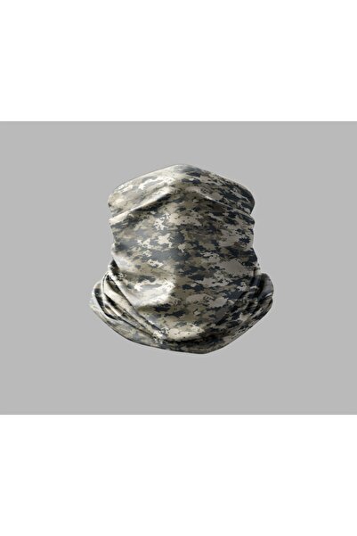 Buffalo Kamuflaj Tasarımlı Motorcu Buff Maske Outdoor Boyunluk Unisex Bandana