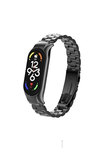 Grc Accessory Xiaomi Mi Band 7 Metal Kordon Kayış Klasik Baklava Desenli + Ko...
