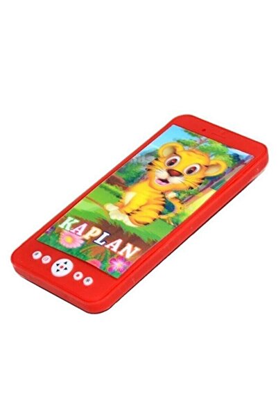 Prestij Oyuncak Poşetli Işıklı 3D Telefon Dekoru Kırmızı, Eğlenceli ve Renkli...