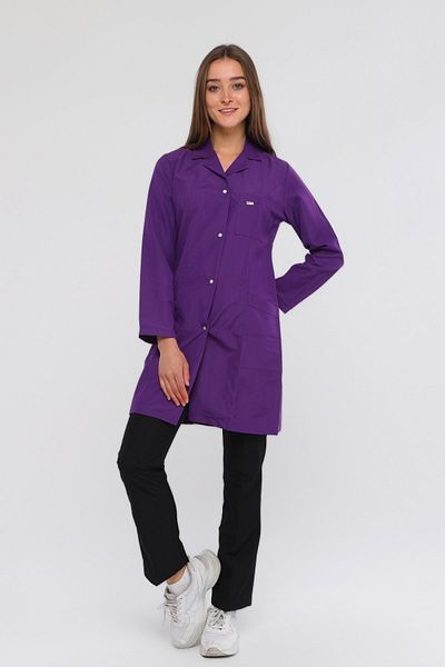 Uniprom Purple Women's Work Apron - Cleaning, Guard, Hademe Cook Intern