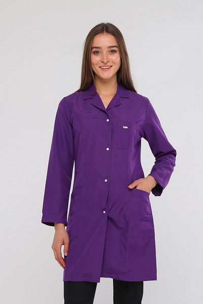 Uniprom Purple Women's Work Apron - Cleaning, Guard, Hademe Cook Intern