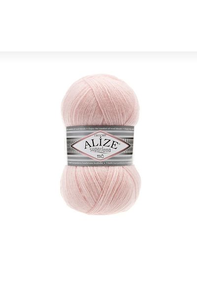 Alize Superlana Crochet 5 Pieces Hand Knitting Thread 271 Pearl Pink