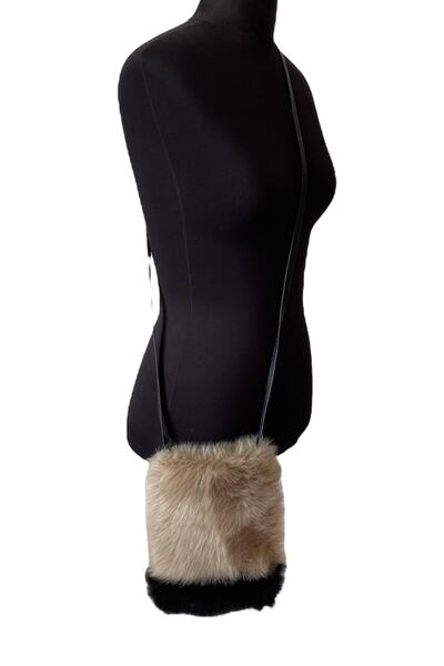 asus deri Genuine Lamb Fur Bag