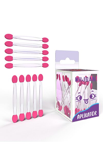 MUJGAN Far Fırçası 10 Adet Koyu Pembe