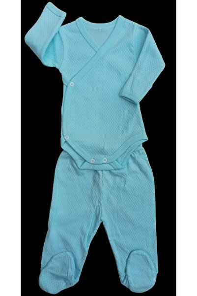 özdemirli bebe مجموعة من قفازين بأكمام طويلة مع مثبتات كبس، بدلة للجسم مزدوجة...