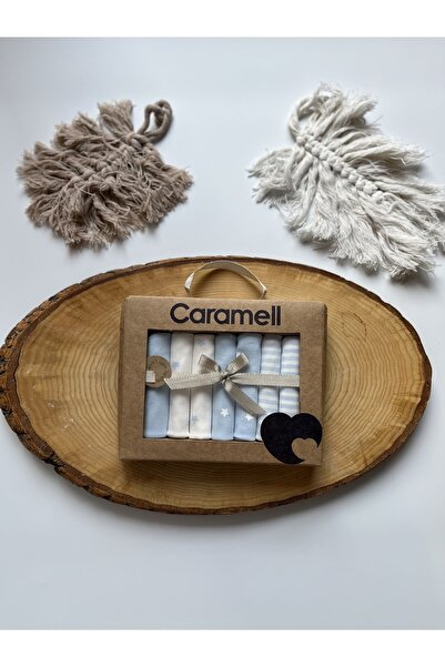 Caramell %100 Pamuk 7'li Bebek Ağız Bezi