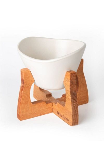 JOY KİTCHEN Fondue Set - Censer with Wooden Stand and Chocolate Melter