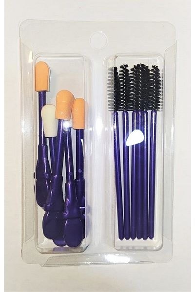 MONİCATİME 5 Piece Applicator+6 Piece Eyebrow Brush (assorted