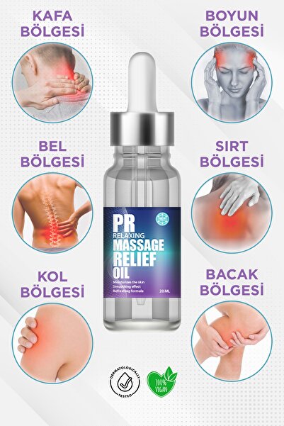 PR Massage Relief Oil Ağrı Ve Masaj Yağı 20 Ml
