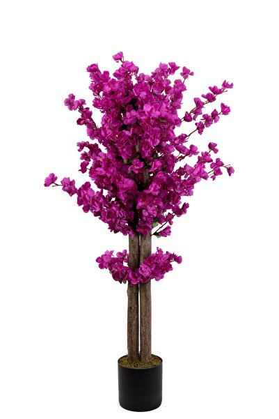 YAPAY ÇİÇEKÇİNİZ 120 Cm Mor Renkli Yapay Japon Bahardalı Ağacı