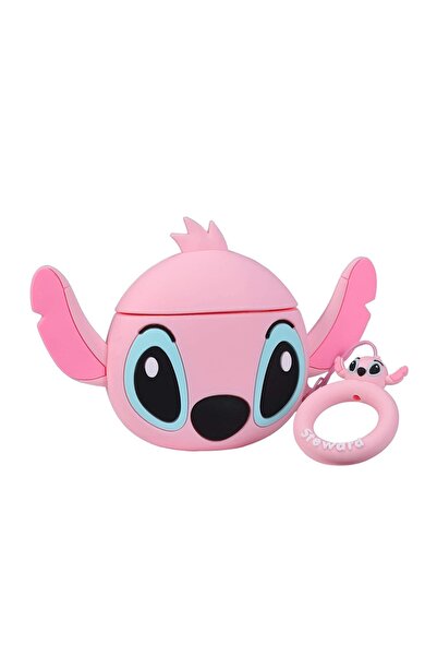 Microsonic 1. Nesil / 2. Nesil  Kılıf Cartoon Figürlü Silikon Stitch Pembe