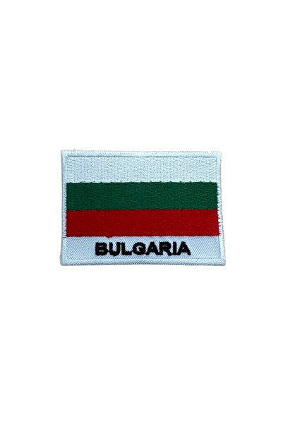 Mustang Bulgaristan Bayraklı Bulgaria Patches Arma Peç Kot Yaması 1