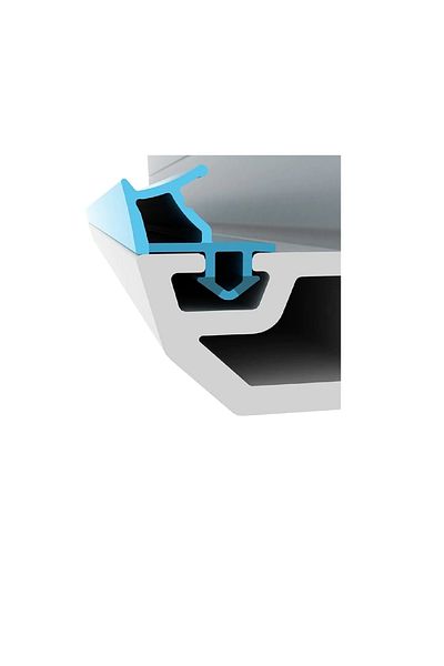 Oasis Group Pimapen PVC Door Window Gasket Gray Wick Door Window Rubber Rubber 10 Meters Gray
