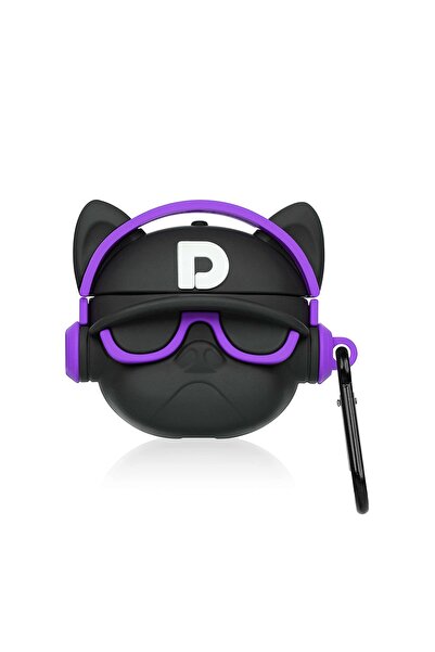 Microsonic 1. Nesil / 2. Nesil Kılıf Cartoon Figürlü Silikon Hip-hop Bulldog Mor