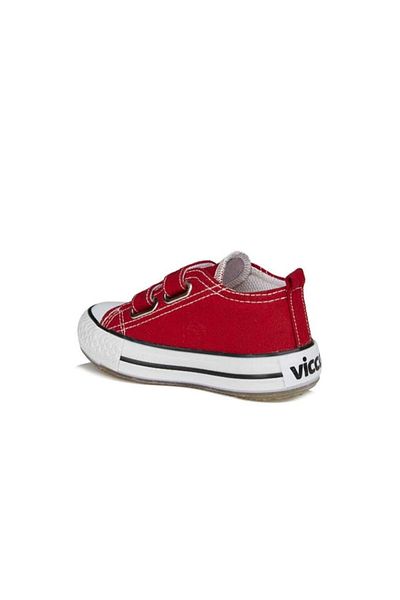 Vicco Pino Unisex Children's Red Booties Lighted Linen Shoes