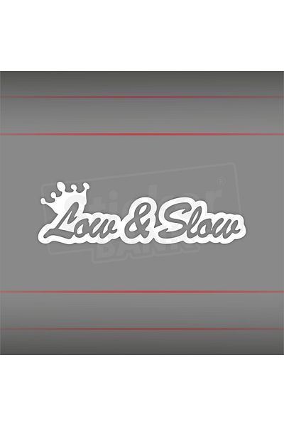 Sticker Bank Low&Slow Sticker for Car