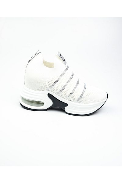 Guja 300 - 4 Pantofi de damă casual cu talpă groasă albă